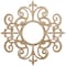 Ekena Millwork Dijon Wood Fretwork Pierced Ceiling Medallion, Red Oak, 16"OD x 5 1/4"ID x 1/4"T CMWP16X16X0250DIRO - alternate 1